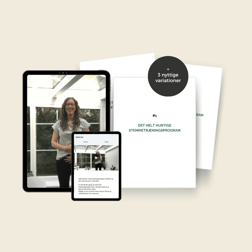 Stærk og klar stemme på 7 minutter